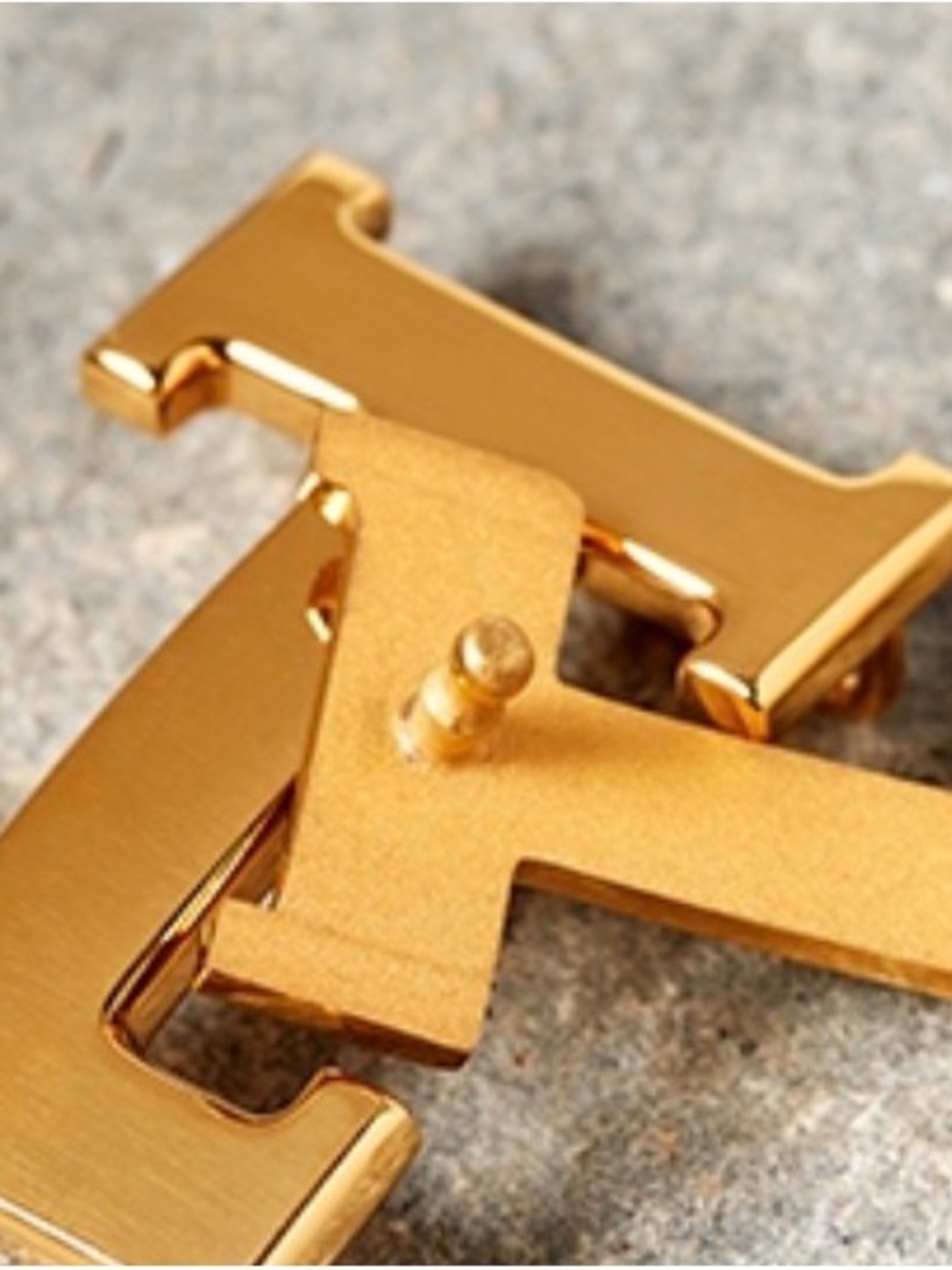 HERMES Authentic Gold H Belt Buckle - Men's women’s Accessory
